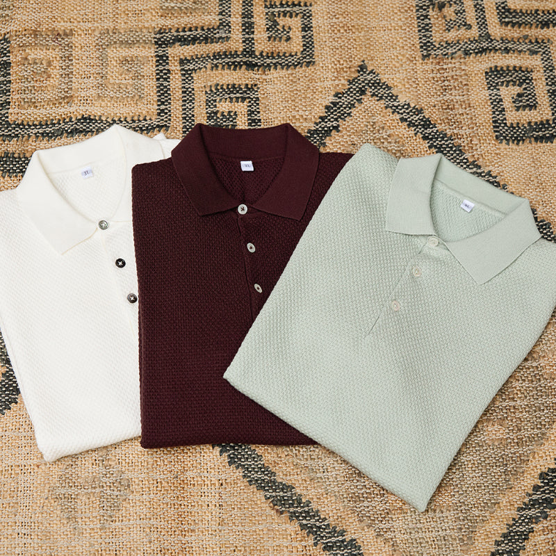 Slim Fit Lapel Polo Shirt