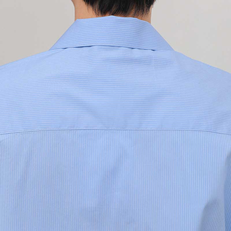 Loose Casual Lapel Pinstripe Shirt