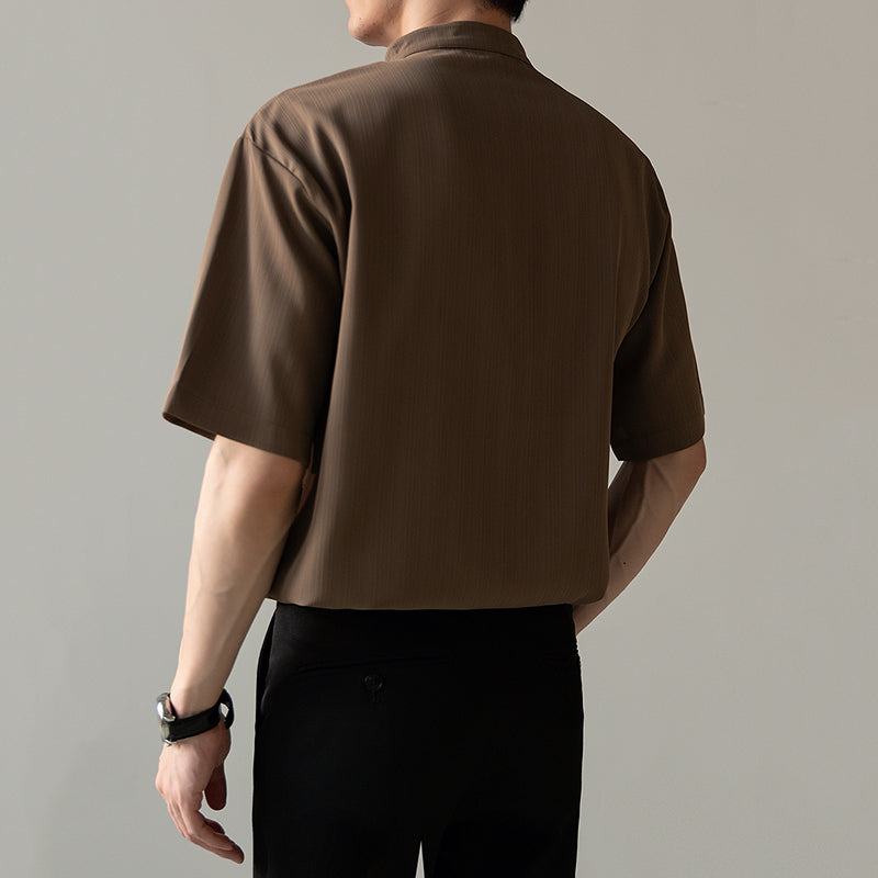 Business Slim Short Sleeve Shirt