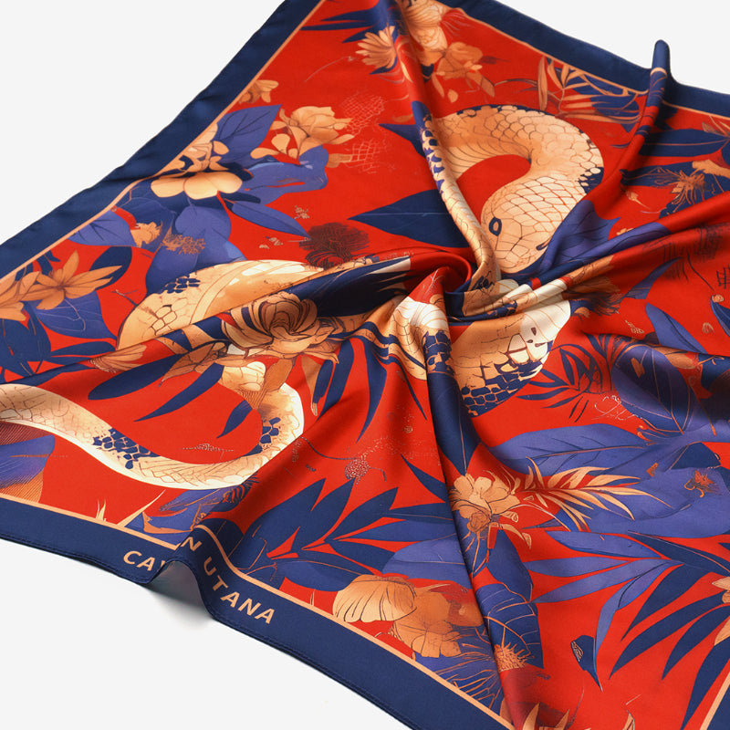 Vintage Soft Silk Scarf