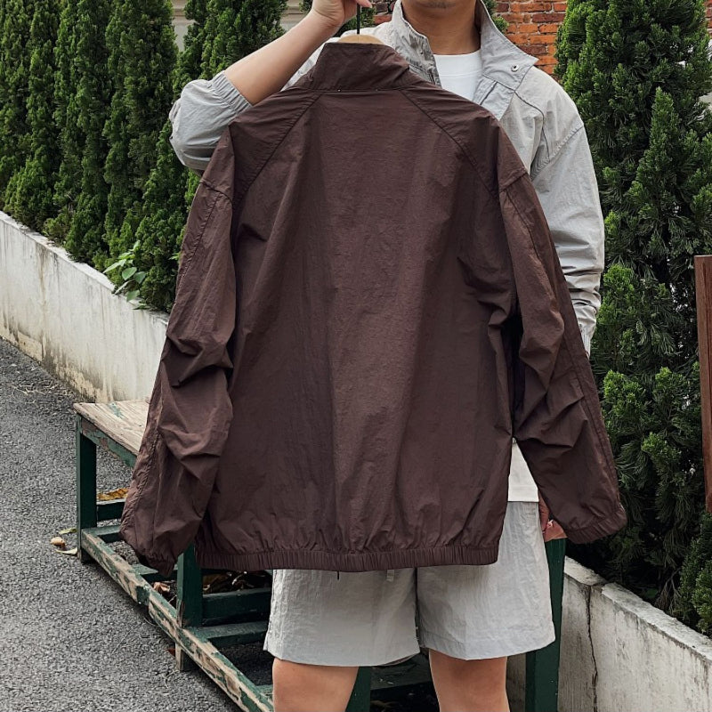Men's Summer Casual Loose Retro Thin Sun Protection Suit