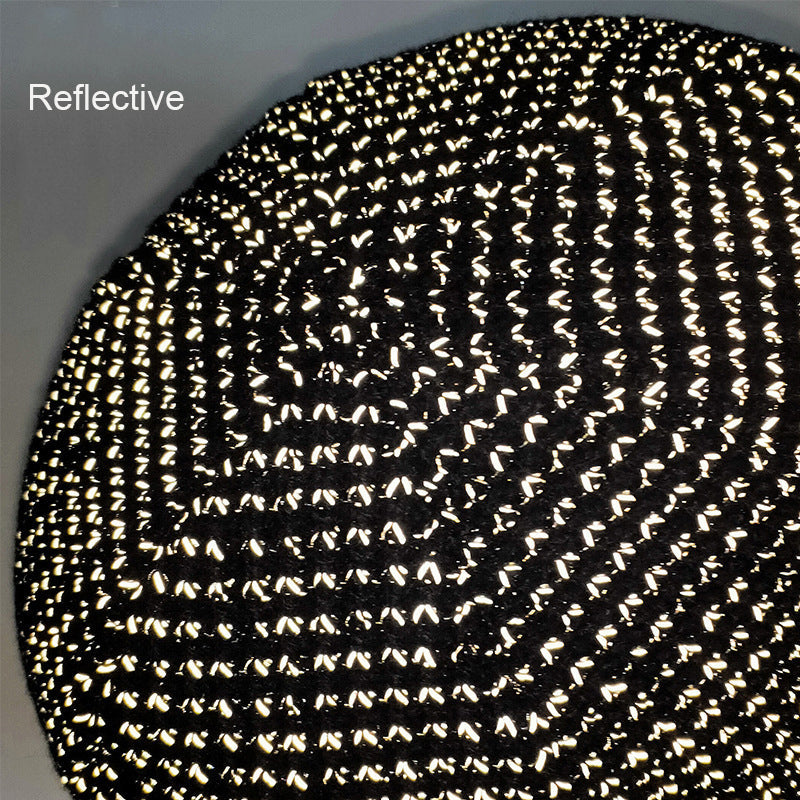 Reflective Silk Knitted Cap