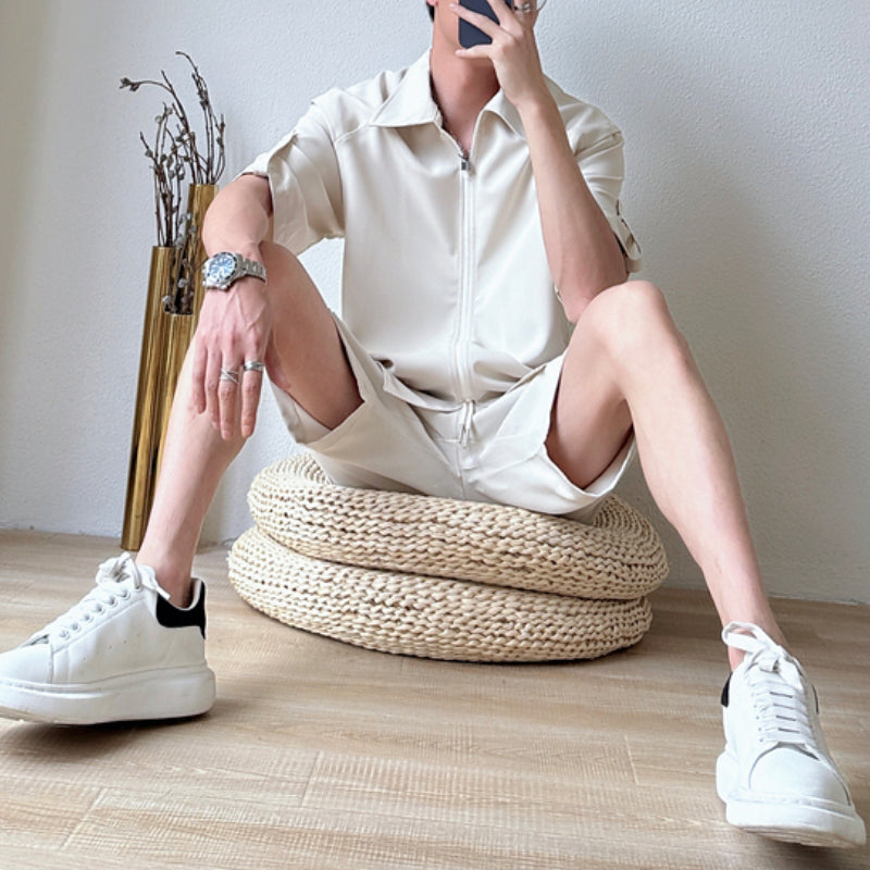 Casual Clothes Shirt Short Suit
