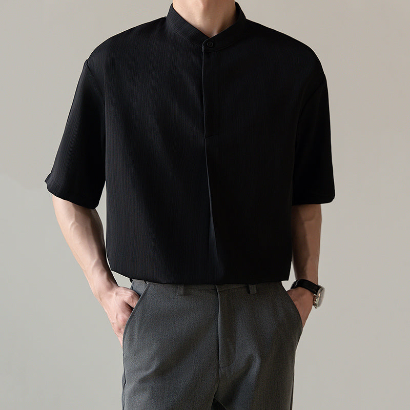 Business Slim Short Sleeve Shirt