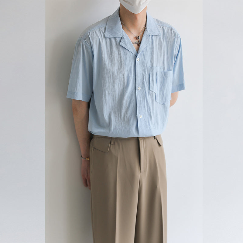 Men's Summer Loose Short-Sleeved Shirt