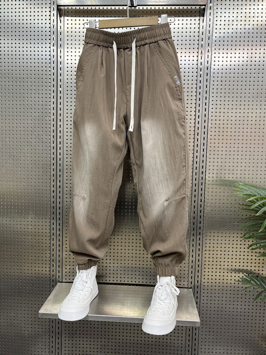Loose-fitting Linen Casual Gradient Harem Pants