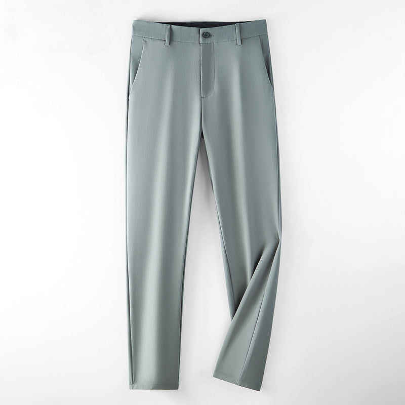 Men's Slim Solid Color Business Formal Casual Pants
