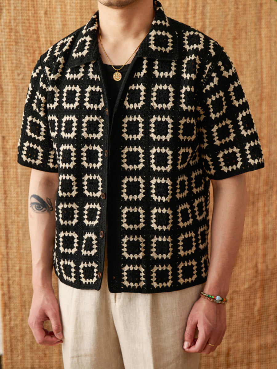 Summer Knitted Loose Casual Cardigan Shirt