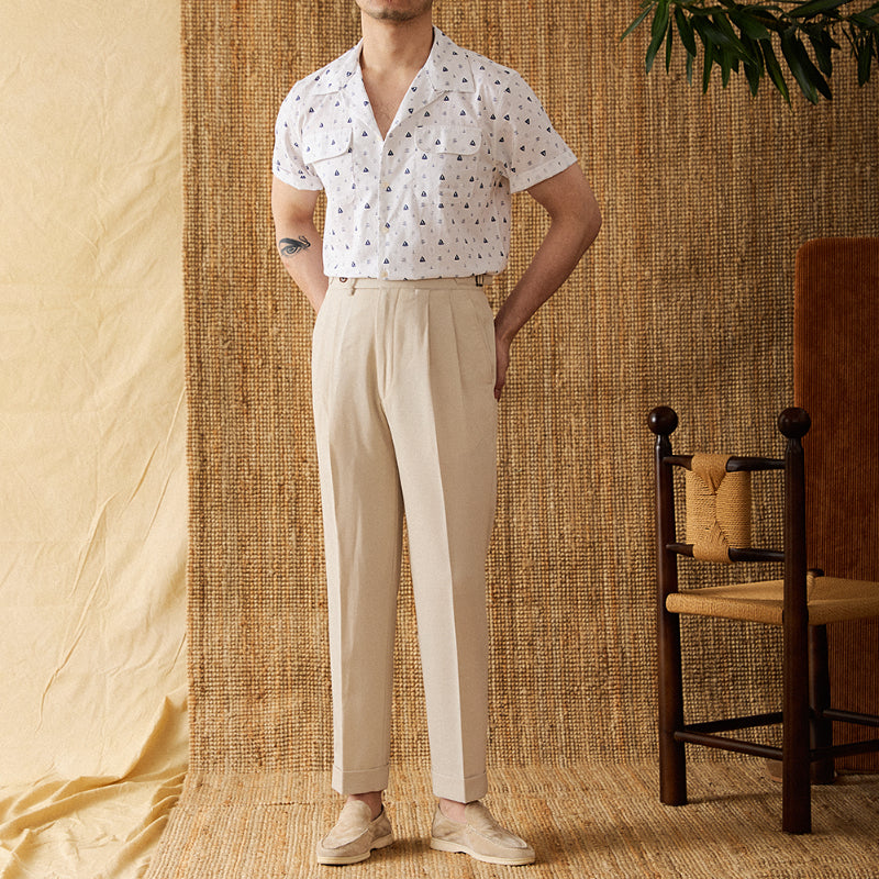 Men's Short Sleeve Printed Shirt