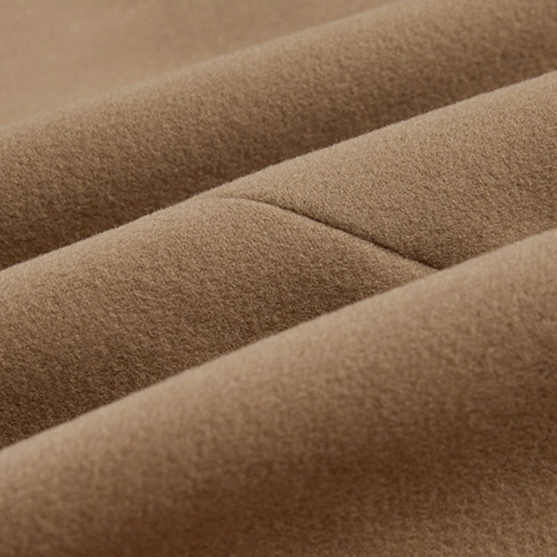 Solid Color Woolen Loose Thick Coat
