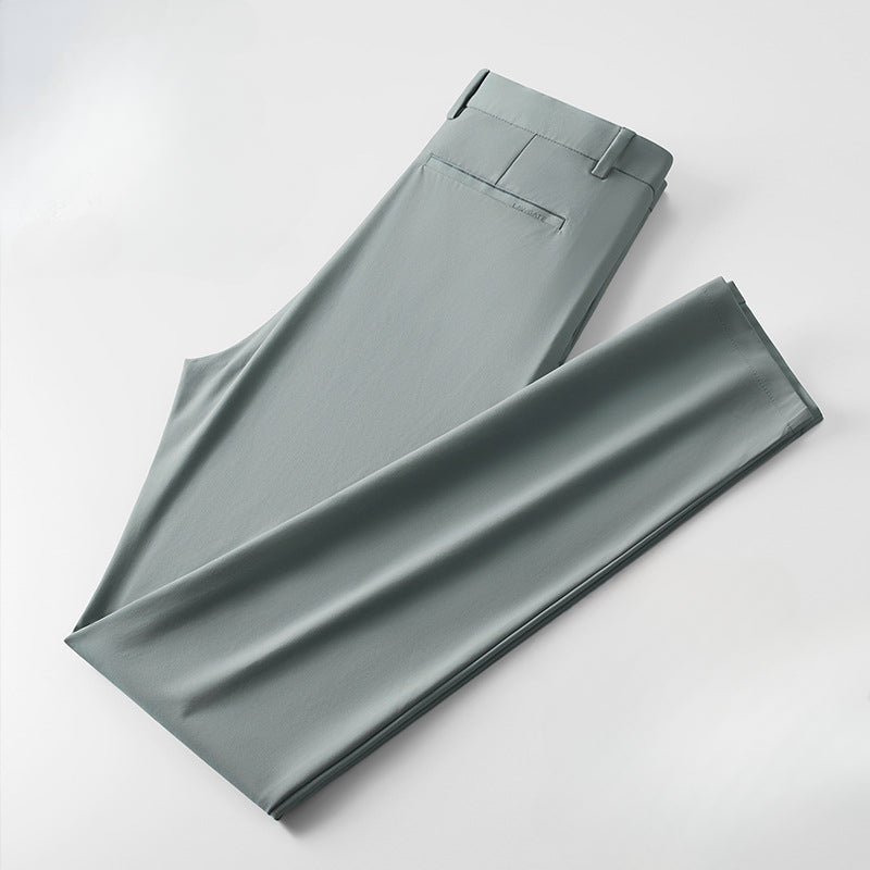 Men's Slim Solid Color Business Formal Casual Pants