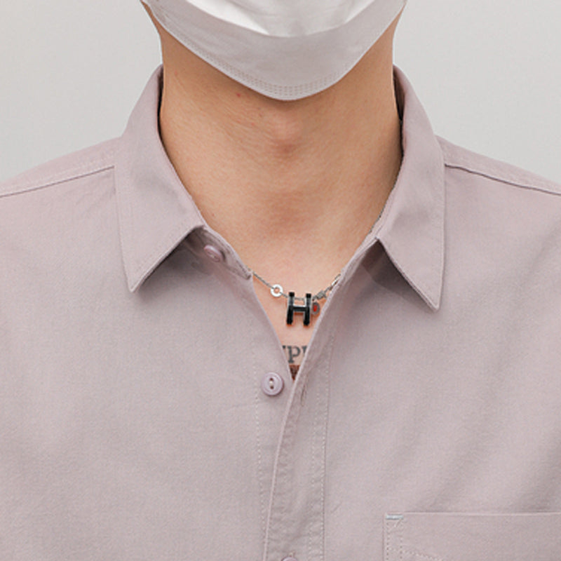 Solid Color Pointed Collar Casual Cotton Shirt