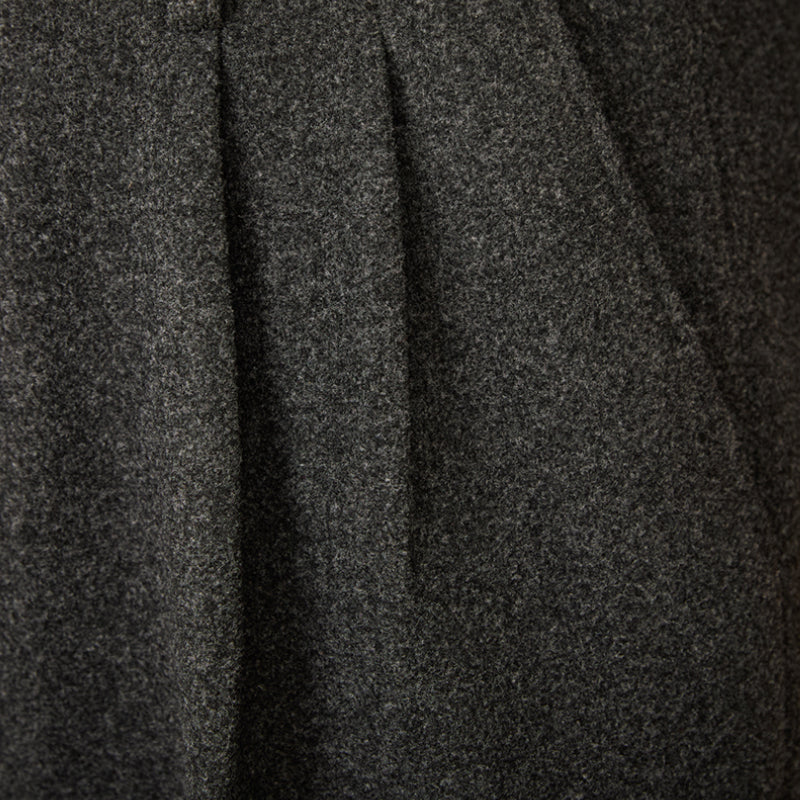 Brushed Retro Straight Warm Casual Trousers