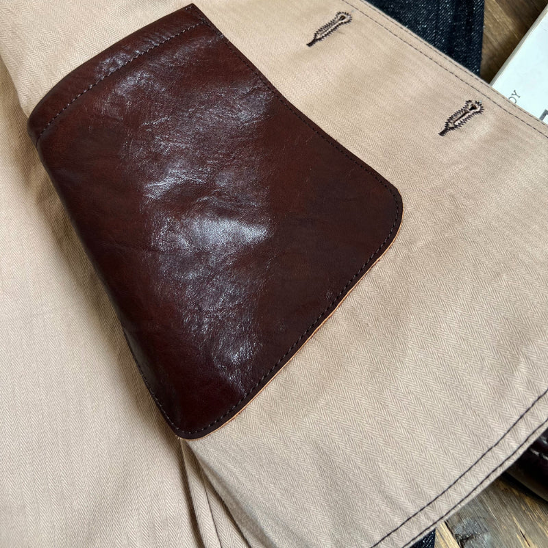 Men's Vegetable Tanned Cowhide Round Neck Leather Vest
