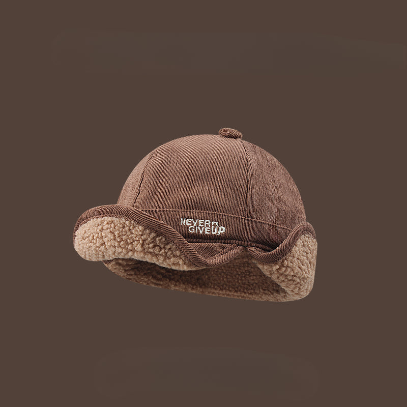 Lambswool Thick Warm Earflaps Hat