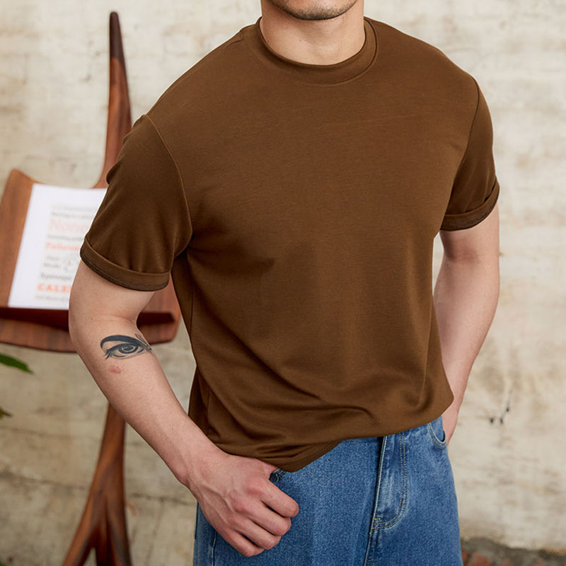 Round Neck Slim Fit T-shirt