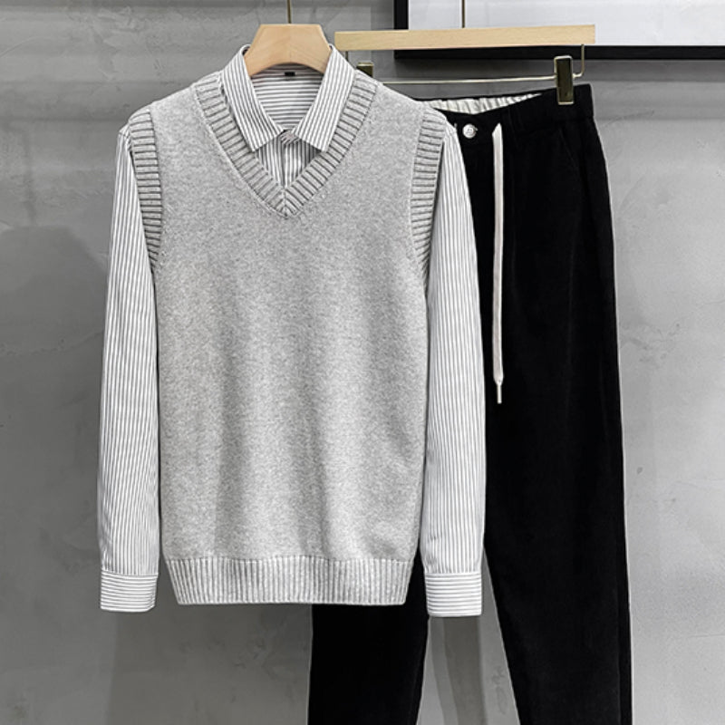 V-neck Business Vest Sweater