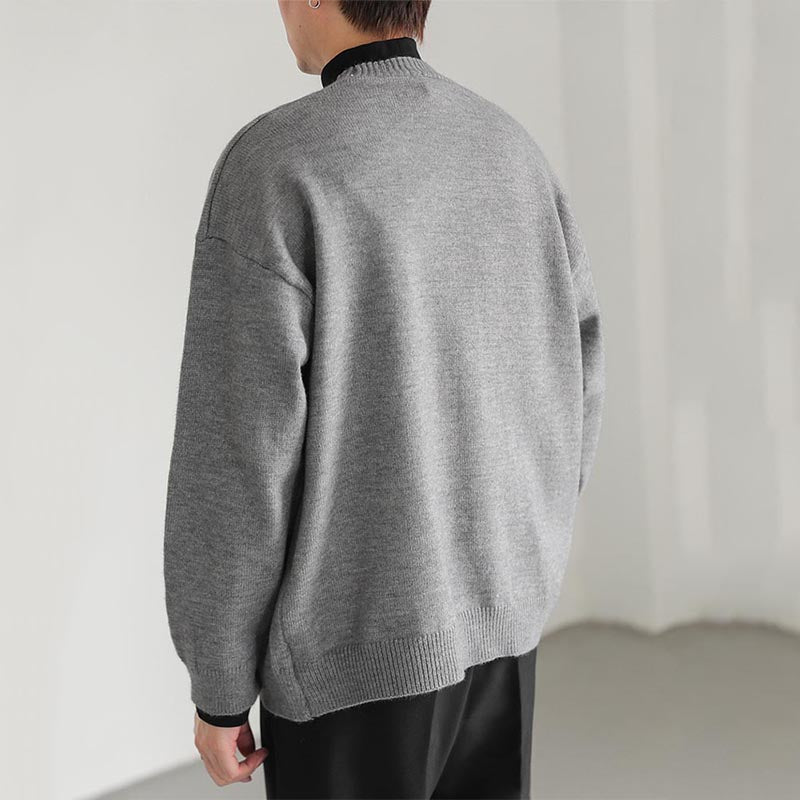 Men's Loose Casual Knitted Cardigan Jacket