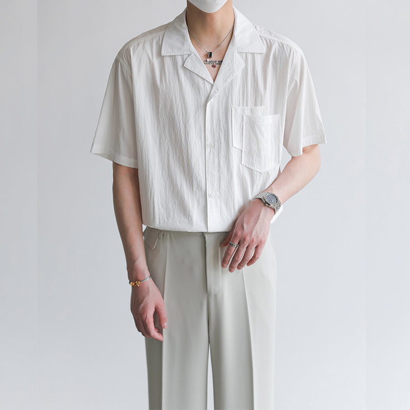 Men's Summer Loose Short-Sleeved Shirt