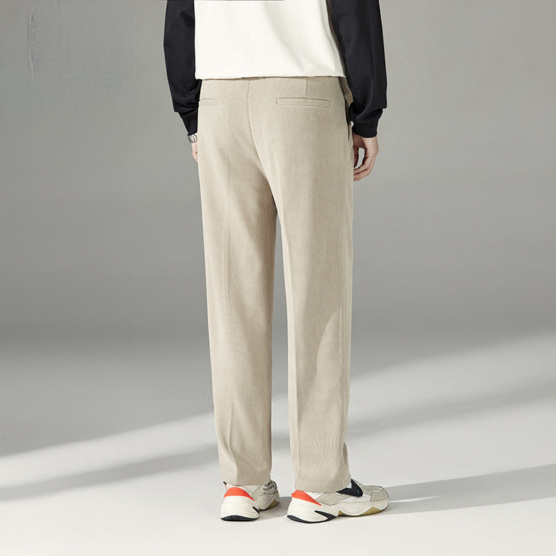 Straight-Leg Loose Casual Pants