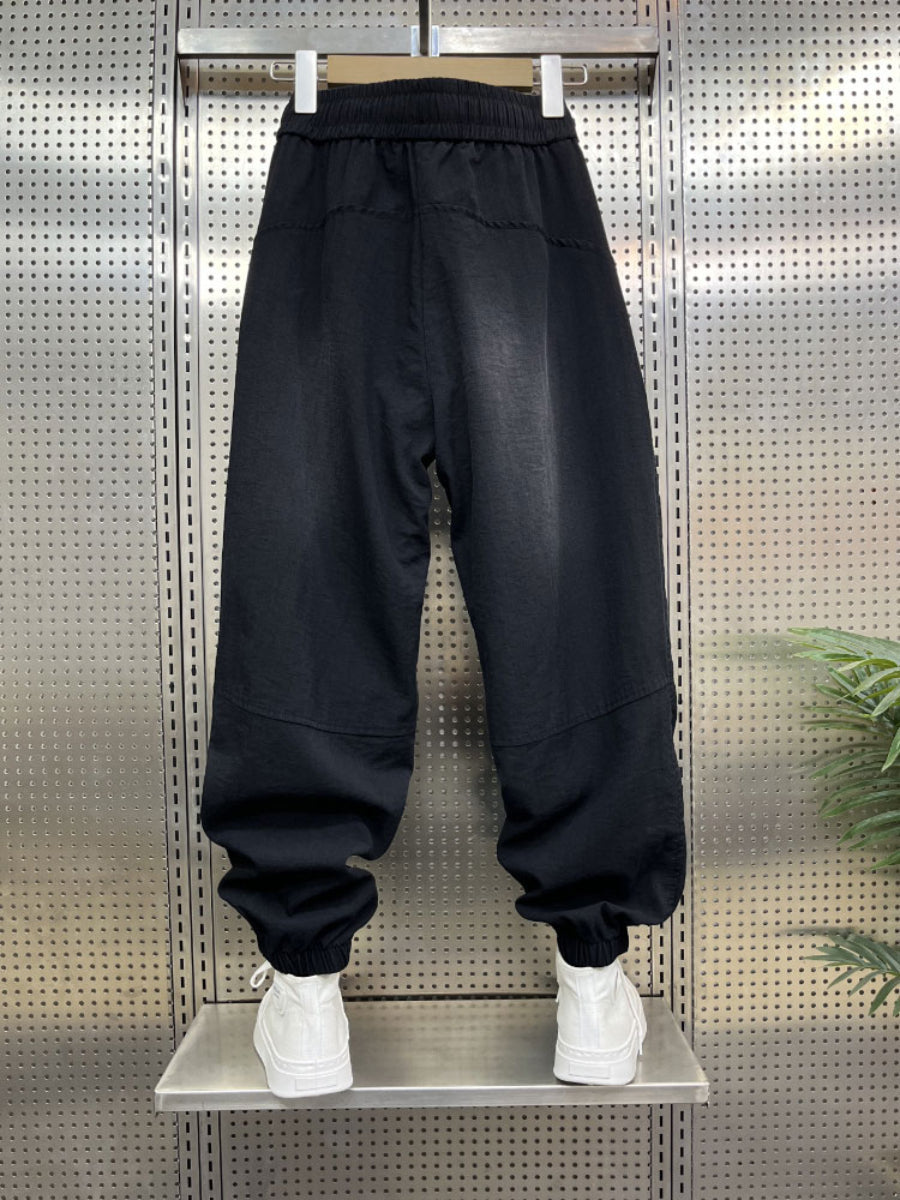 Loose-fitting Linen Casual Gradient Harem Pants