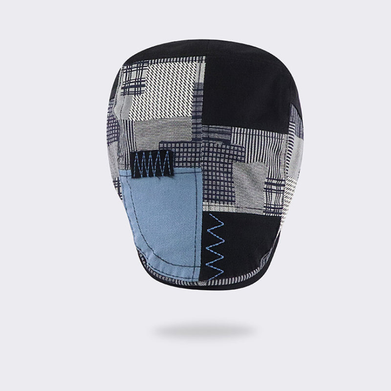 Retro Spliced Lattice Beret