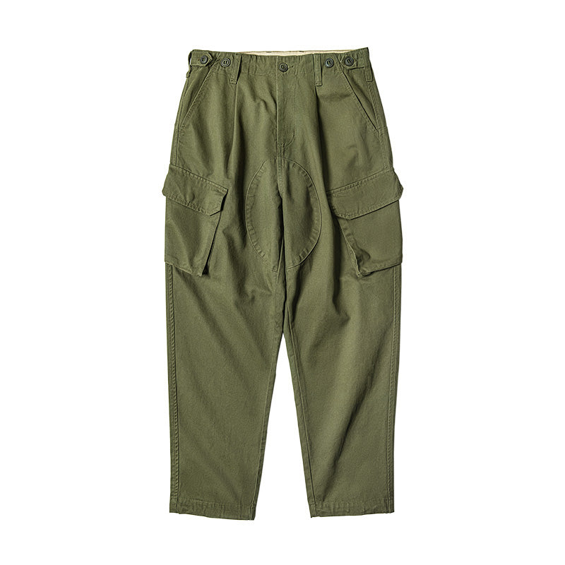 Men's Casual Workwear Elastic Drawstring Straight Trousers