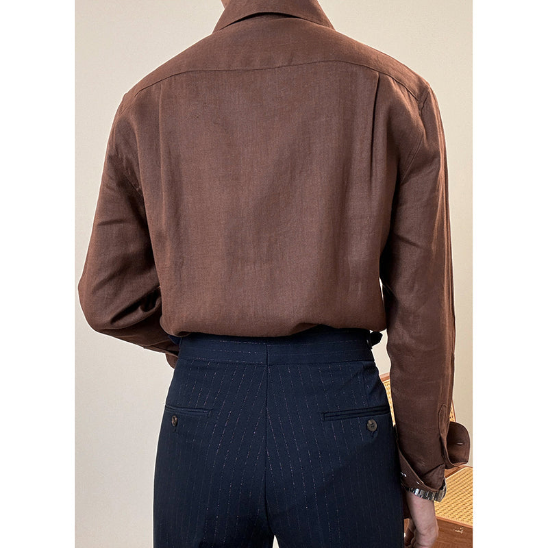 Summer Linen Italian Lightweight Breathable Casual Shirt