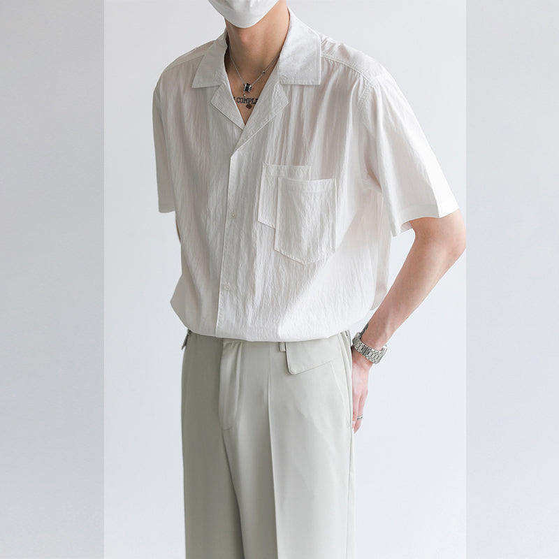 Men's Summer Loose Short-Sleeved Shirt