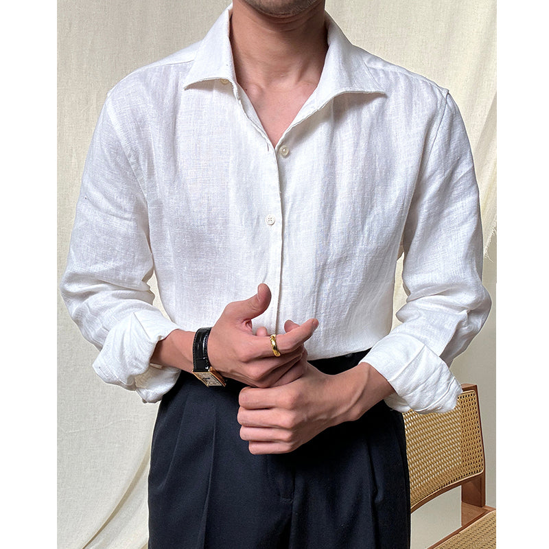 Summer Linen Italian Lightweight Breathable Casual Shirt