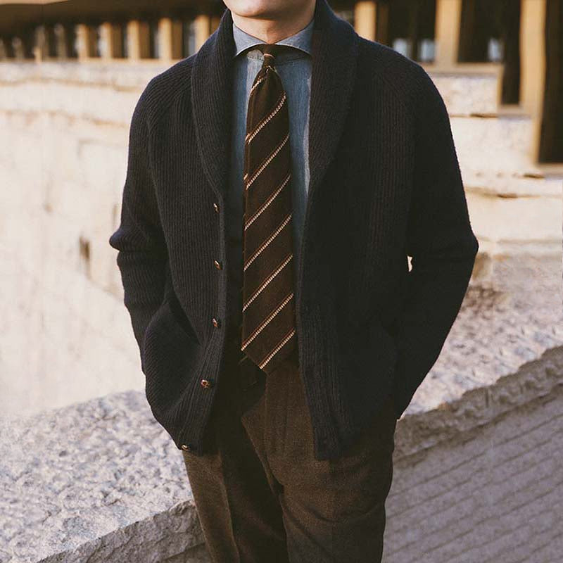 Vintage Slim Fit Warm Cardigan