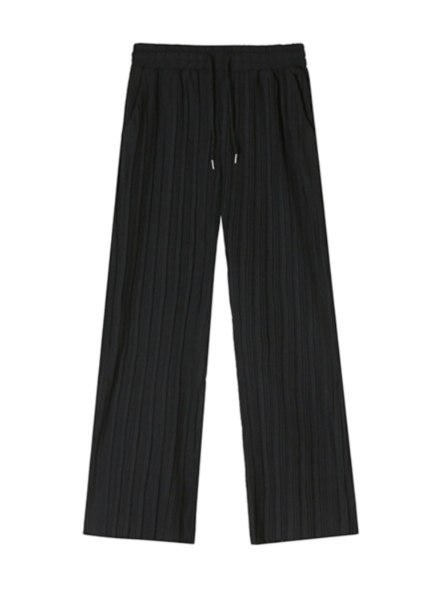 Straight Loose Drape Wide-leg Ice Silk Pants