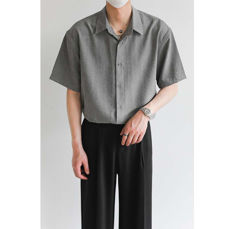 Loose Casual Short-Sleeved Shirt