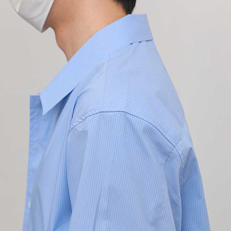 Loose Casual Lapel Pinstripe Shirt