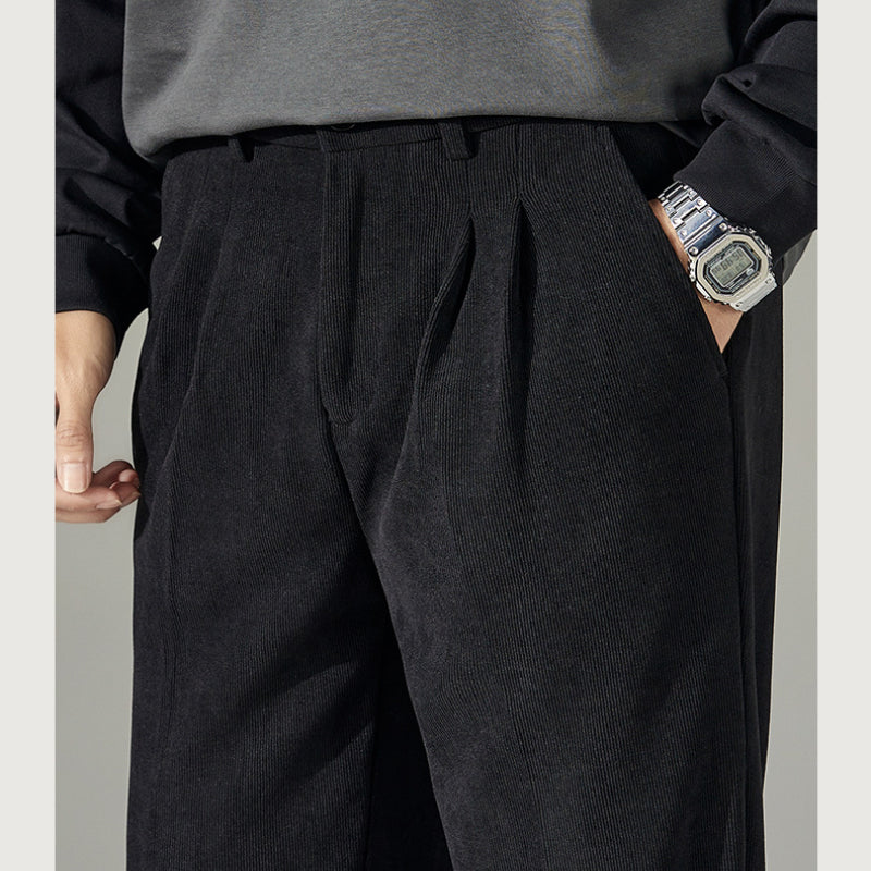 Straight-Leg Loose Casual Pants