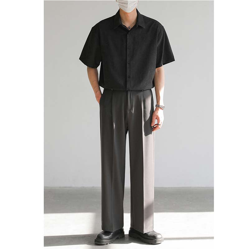 Loose Casual Short-Sleeved Shirt