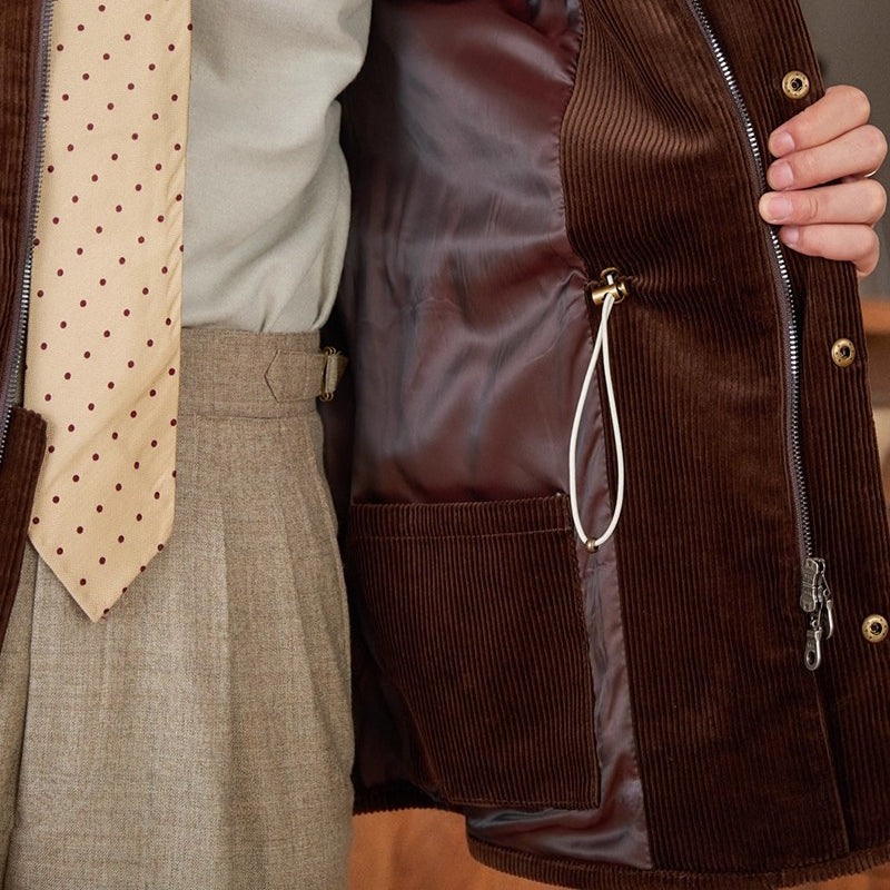 Warm Cotton British Style Retro Hunting Chore Coat