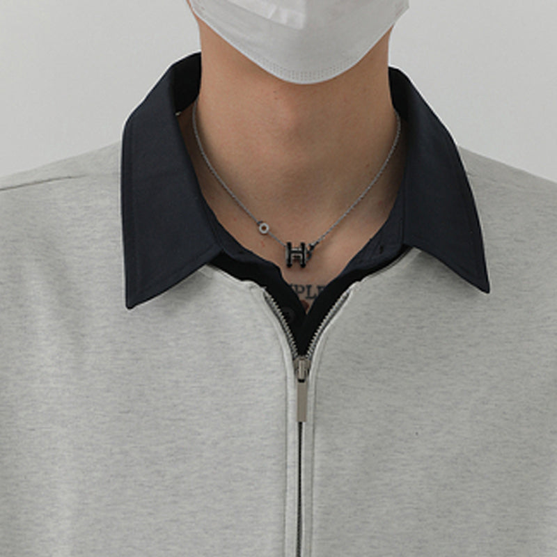 Patchwork Fake Two-piece POLO Shirt