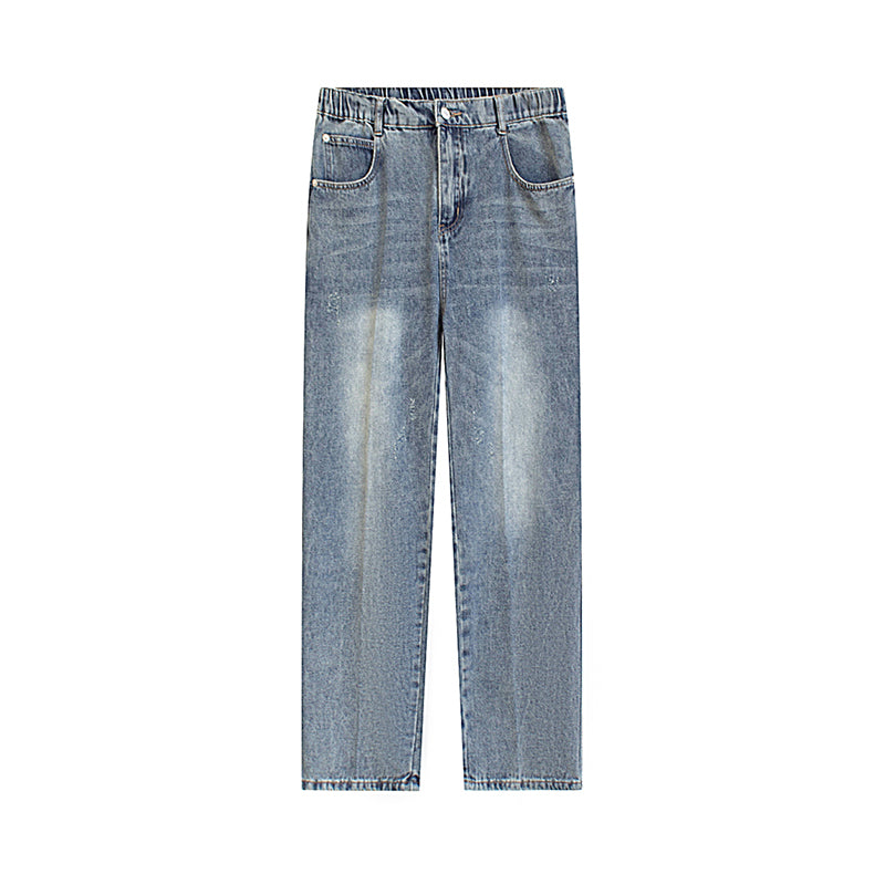 Retro Casual Straight Jeans