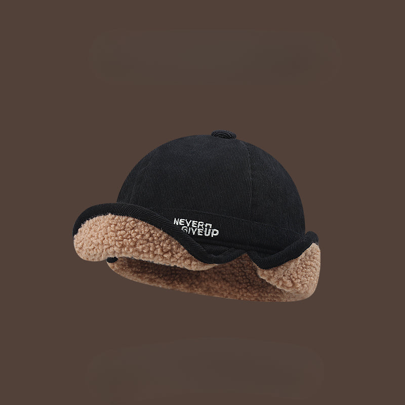 Lambswool Thick Warm Earflaps Hat