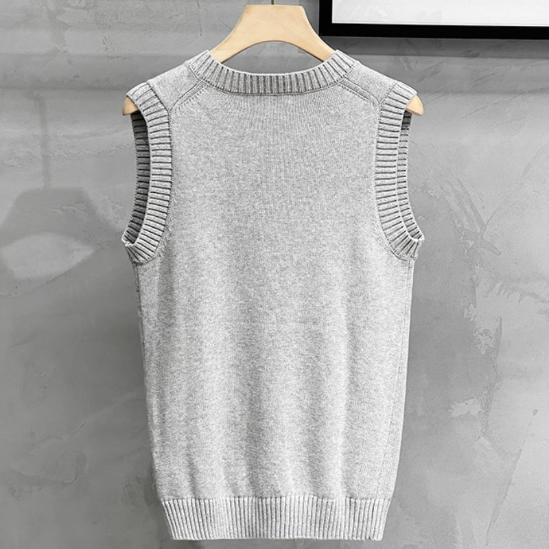 V-neck Business Vest Sweater