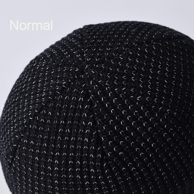 Reflective Silk Knitted Cap