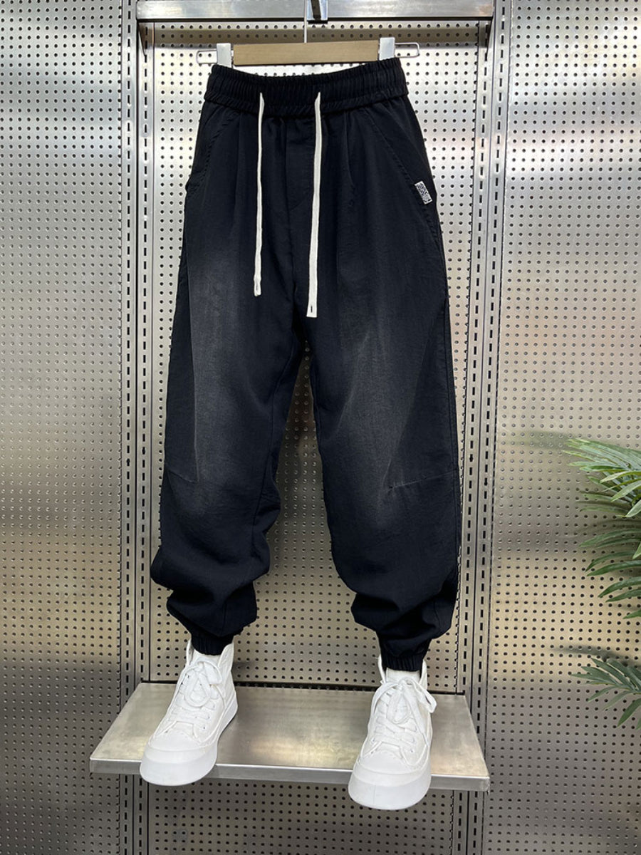 Loose-fitting Linen Casual Gradient Harem Pants