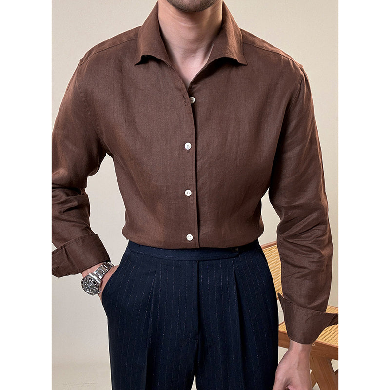 Summer Linen Italian Lightweight Breathable Casual Shirt