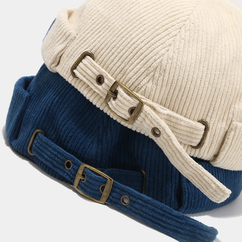 Corduroy Dome Warm Retro Hat