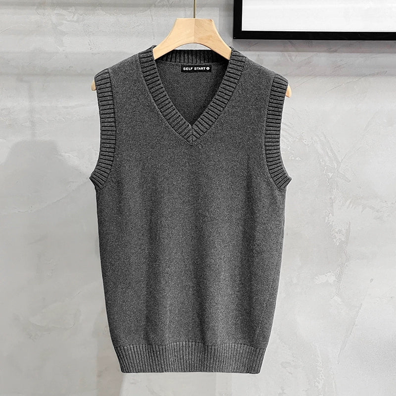 V-neck Business Vest Sweater