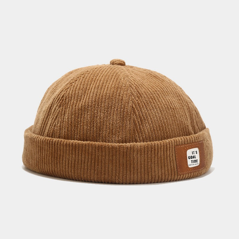 Corduroy Dome Warm Retro Hat