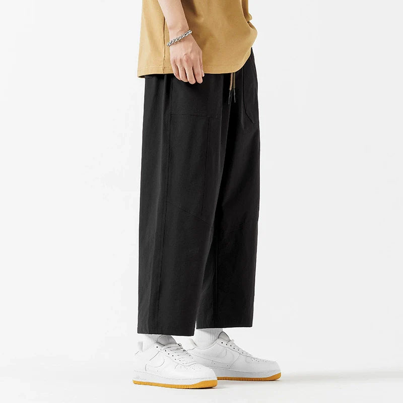 Thin Ice Silk Loose Wide-leg Casual Pants