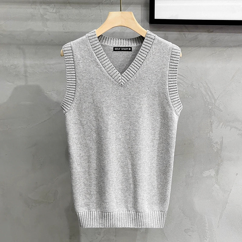 V-neck Business Vest Sweater