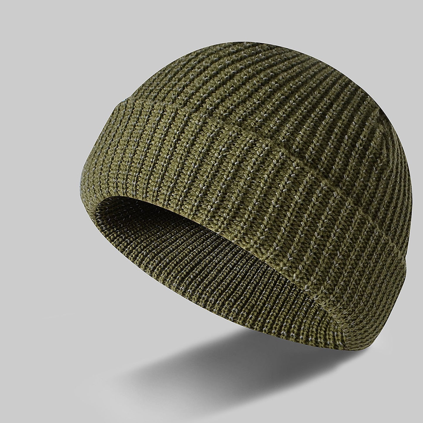 Reflective Silk Knitted Cap